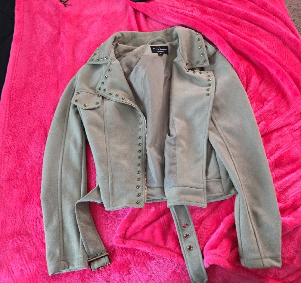 Studded Green Jacket
